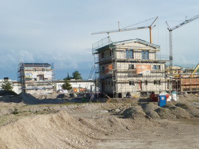 im Baugebiet Böhmerwaldstraße