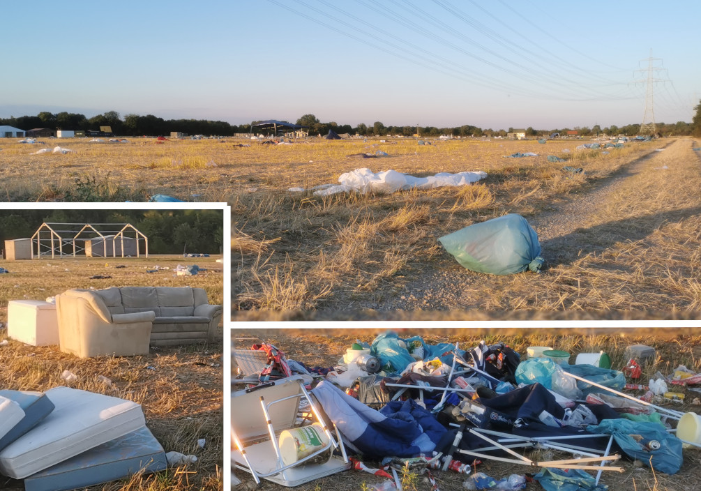 Eindrcke vom gerumten Campingbereich