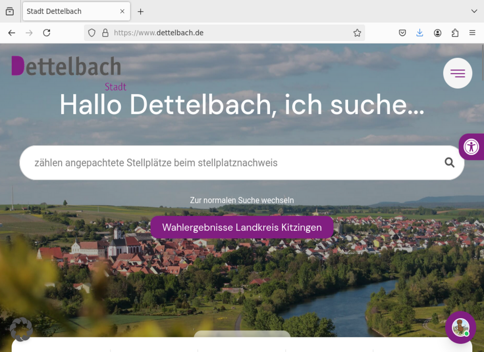Frage an KI auf www.dettelbach.de