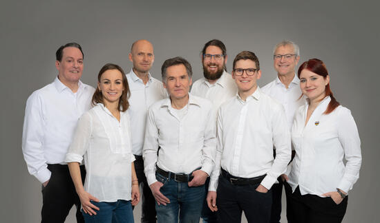 Kandidaten-Gruppenfoto